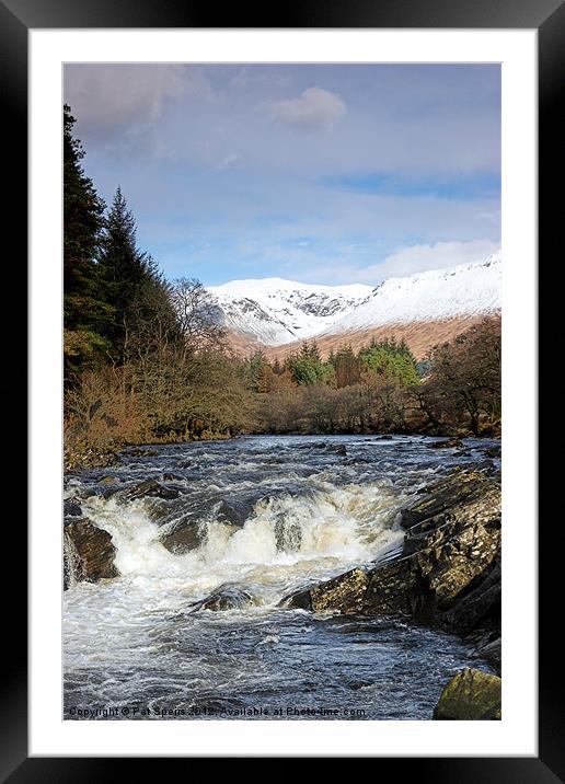 Glen Orchy - Spring Framed Mounted Print by Pat Speirs