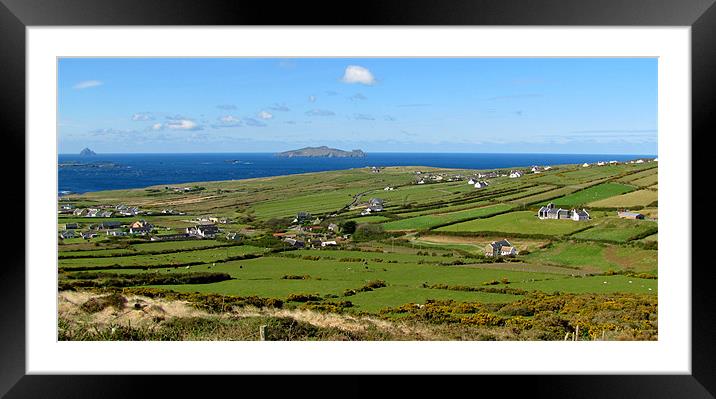 Dunquin Framed Mounted Print by barbara walsh