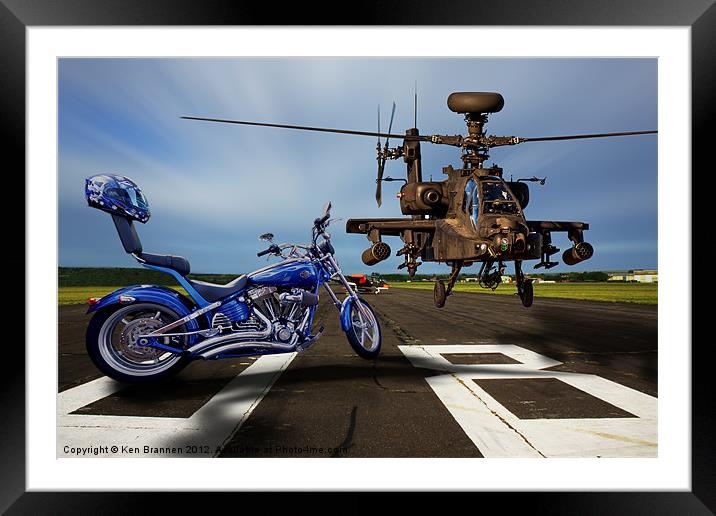 American Choppers 2 Framed Mounted Print by Oxon Images