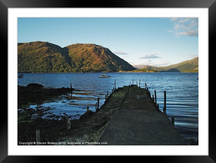 Airds Bay Framed Mounted Print by Steven Watson