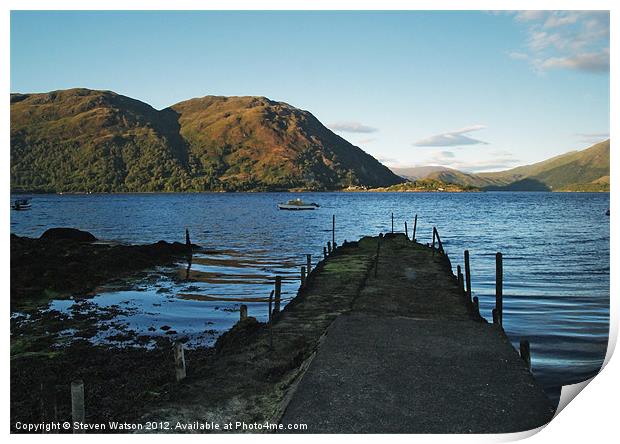 Airds Bay Print by Steven Watson