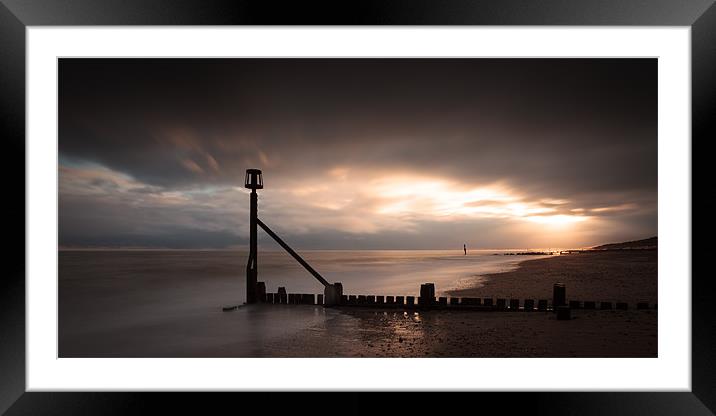 The Light Comes Framed Mounted Print by Simon Wrigglesworth