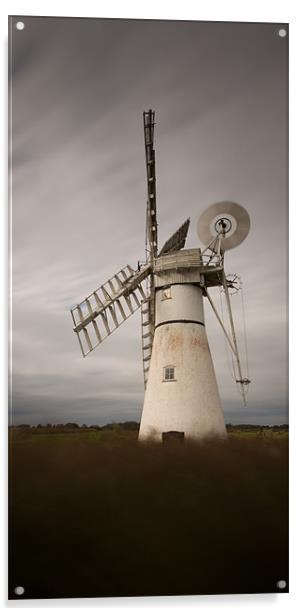 Windward Windmill Acrylic by Simon Wrigglesworth