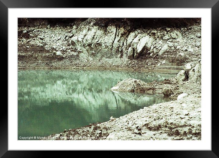 Thermal Pool Rotorua New Zealand Framed Mounted Print by Mandy Rice