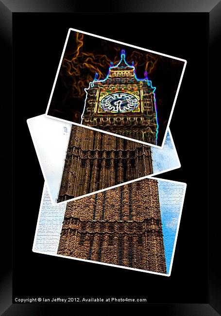Big Ben Framed Print by Ian Jeffrey