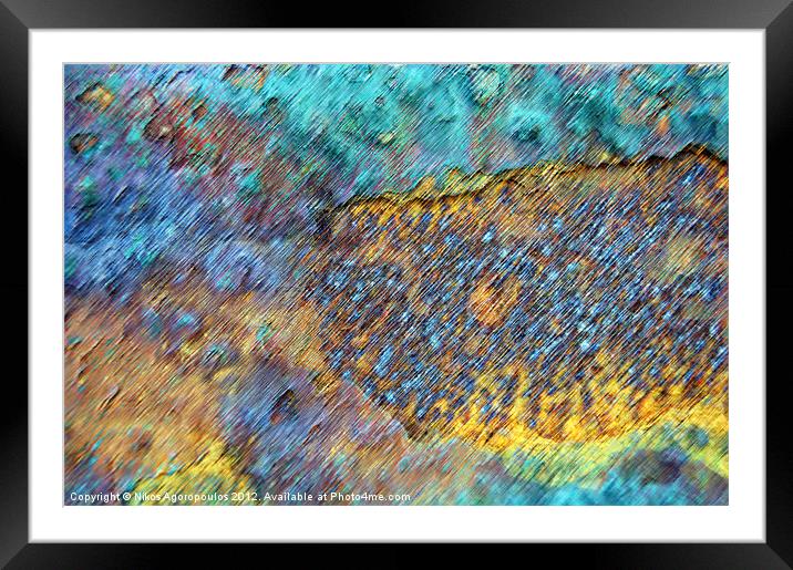 Time colors 2 Framed Mounted Print by Alfani Photography