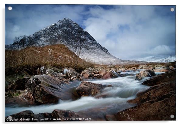 Buachaille Etive Mo'r Acrylic by Keith Thorburn EFIAP/b