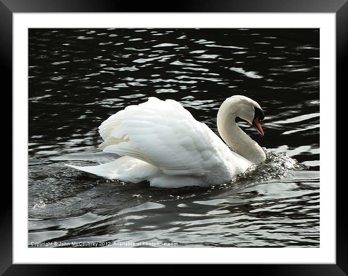 Making Waves Framed Mounted Print by John McCoubrey