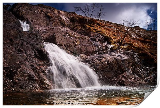 Falls at Glencoe Print by Keith Thorburn EFIAP/b