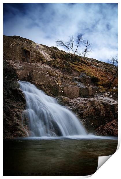 Falls at Glencoe Print by Keith Thorburn EFIAP/b