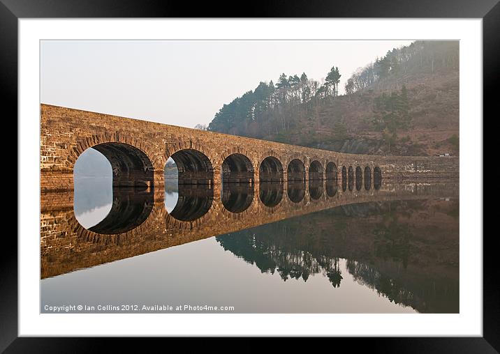 Carreg Ddu arches. Framed Mounted Print by Ian Collins