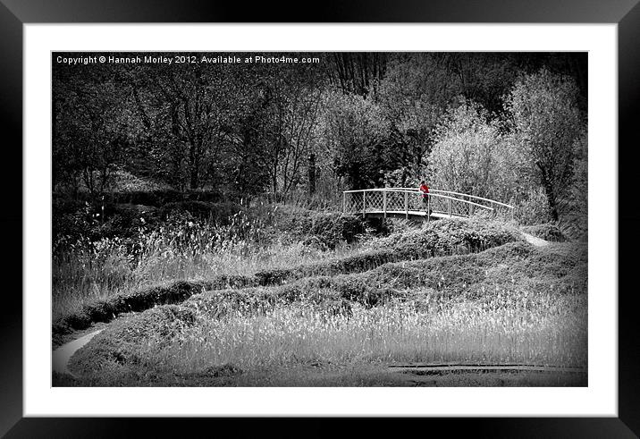 Lonely Bridge Framed Mounted Print by Hannah Morley