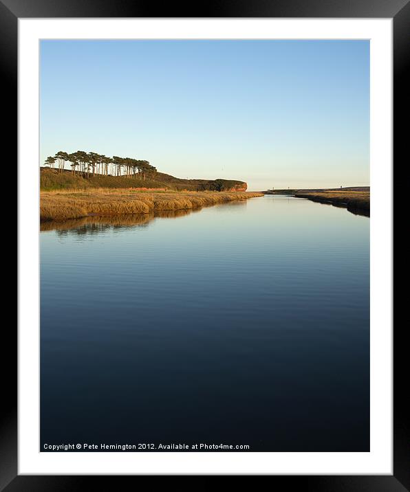 Otter Estuary at Budleigh Framed Mounted Print by Pete Hemington