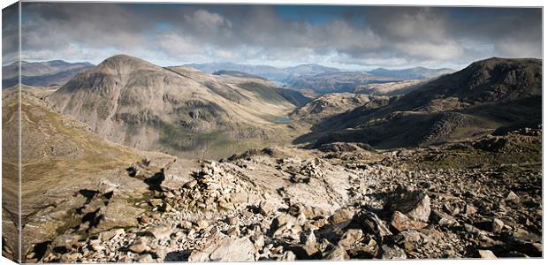 Scafell Canvas Print by Simon Wrigglesworth