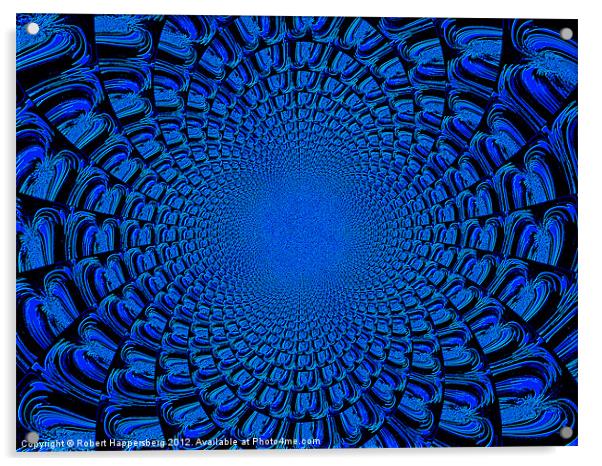 BLUE Acrylic by Robert Happersberg