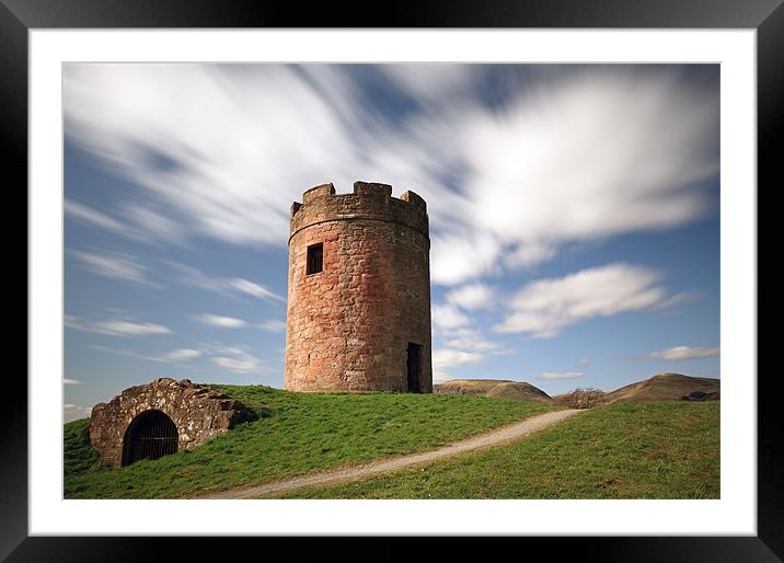 New Sauchie Windmill Framed Mounted Print by Grant Glendinning