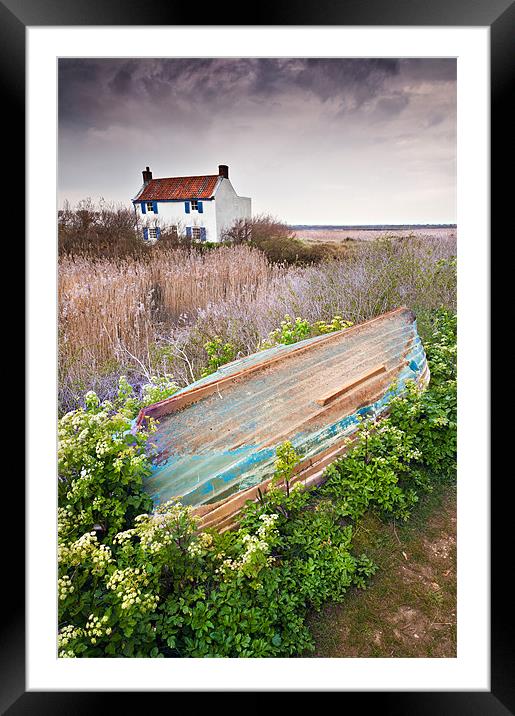 House at Brancaster Framed Mounted Print by Stephen Mole