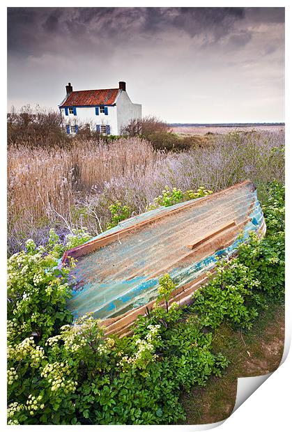 House at Brancaster Print by Stephen Mole