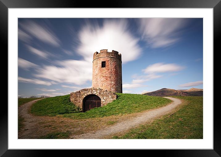 New Sauchie Windmill Framed Mounted Print by Grant Glendinning
