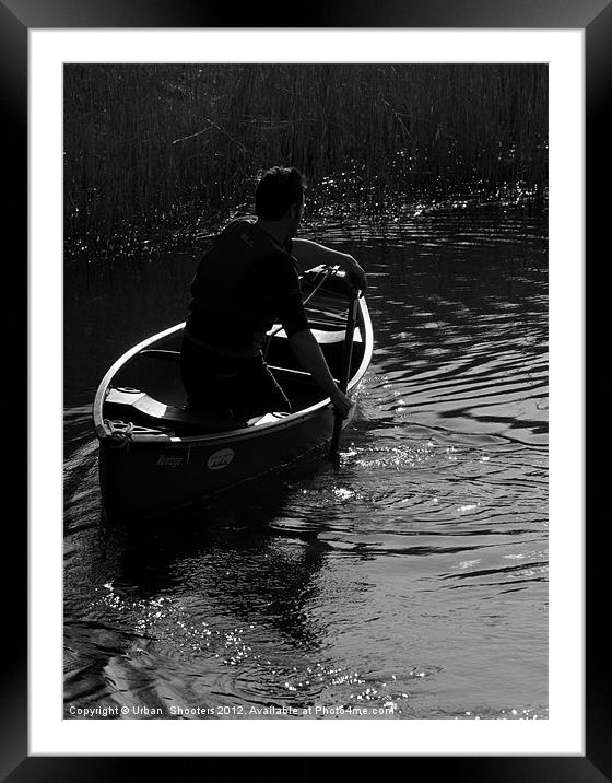 The Boatman Framed Mounted Print by Urban Shooters PistolasUrbanas!