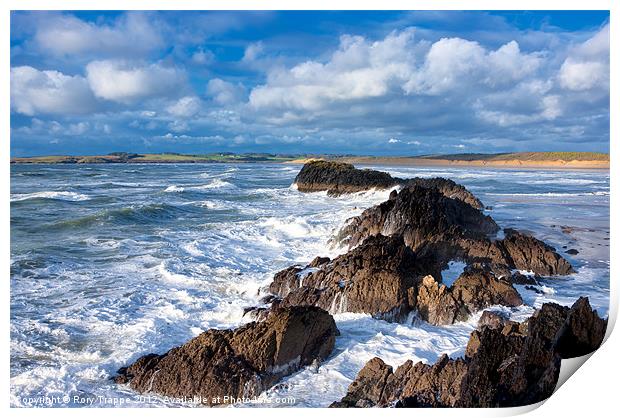 Anglesey shore Print by Rory Trappe