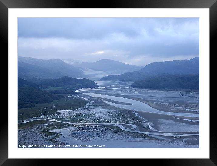 Snowdonia - The Mawddach Estuary Framed Mounted Print by Philip Pound