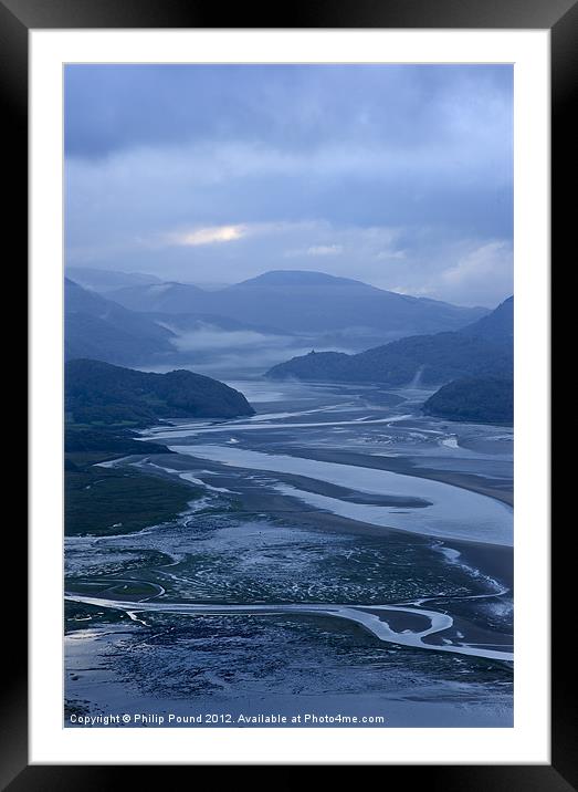 The Mawddach Estuary, Snowdonia Framed Mounted Print by Philip Pound