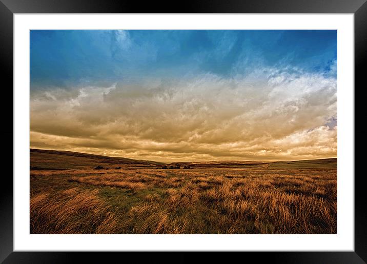 Cat & Fiddle view Derbyshire Framed Mounted Print by Paul Fisher