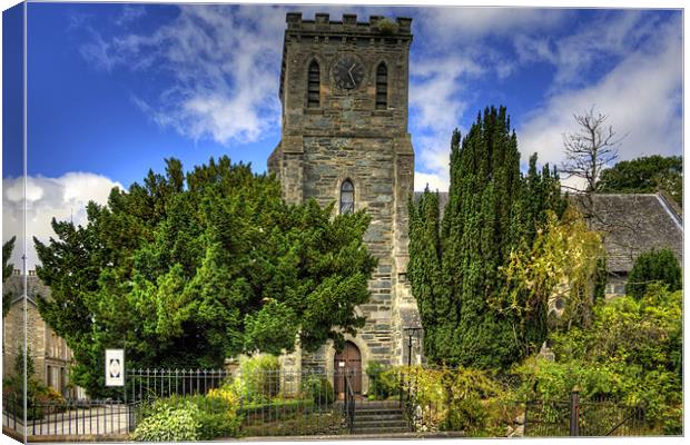 St Mary's at Birnam Canvas Print by Tom Gomez