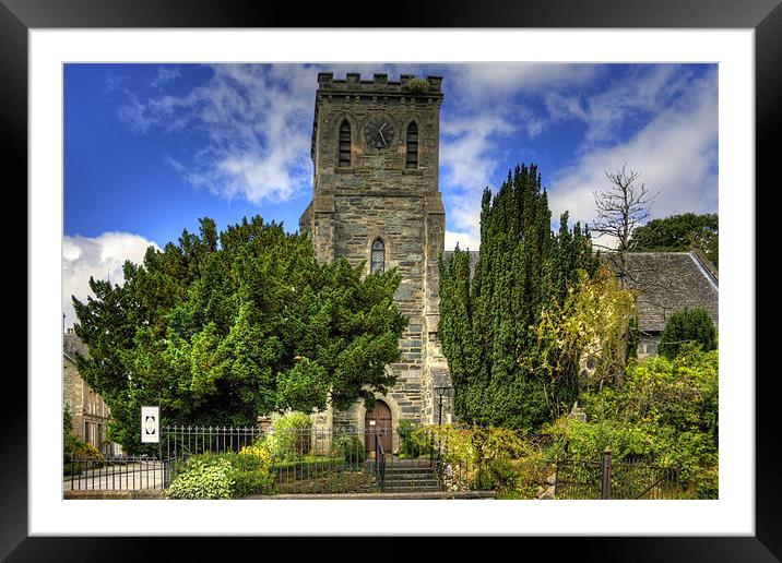 St Mary's at Birnam Framed Mounted Print by Tom Gomez