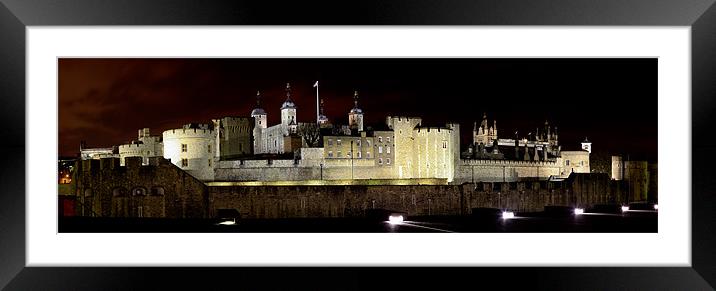 Panorama Drama Framed Mounted Print by peter tachauer