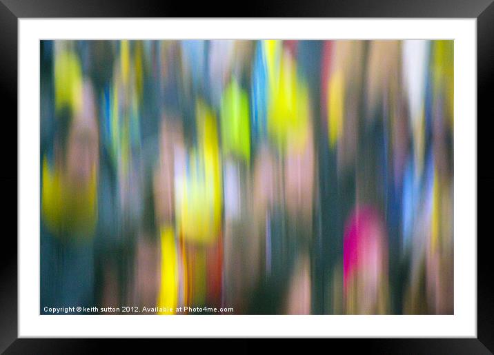 colour confusion Framed Mounted Print by keith sutton