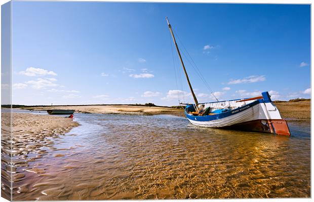 The Overy Staithe Canvas Print by Stephen Mole