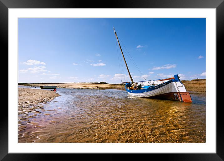 The Overy Staithe Framed Mounted Print by Stephen Mole