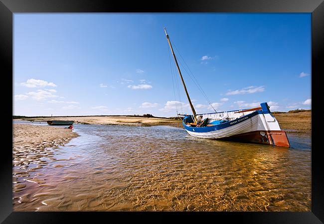 The Overy Staithe Framed Print by Stephen Mole