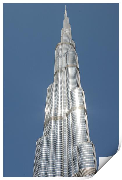 Burj Khalifa Dubai Print by alistair phillips