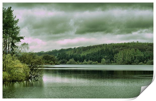 Fewston Reservoir Print by Maria Tzamtzi Photography