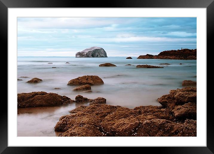 Bass Rock Framed Mounted Print by Aj’s Images