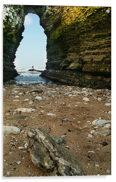 Flamborough head Acrylic by Wayne Molyneux