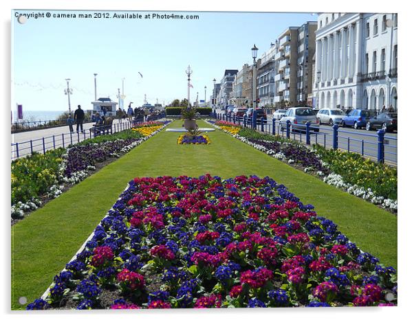 Seafront Gardens Acrylic by camera man