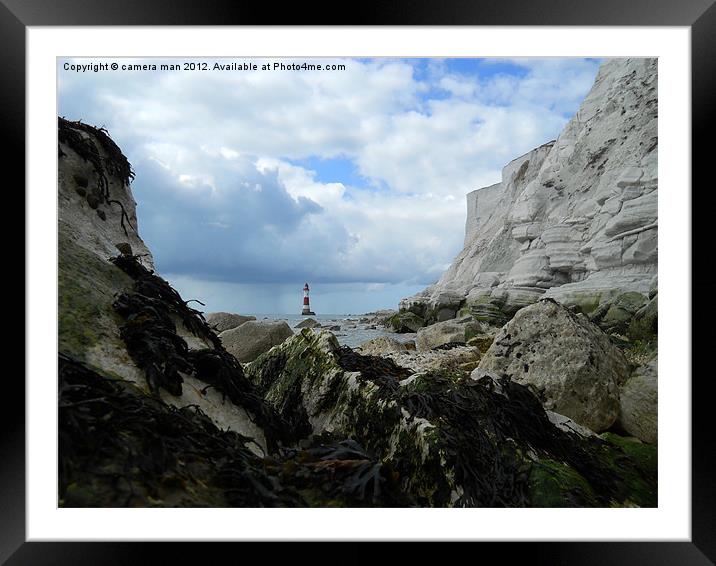 Seaweed shore Framed Mounted Print by camera man