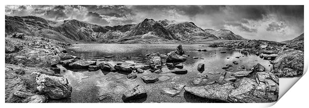 Cwm Idwal & The Devils Kitchen Print by Natures' Canvas: Wall Art  & Prints by Andy Astbury