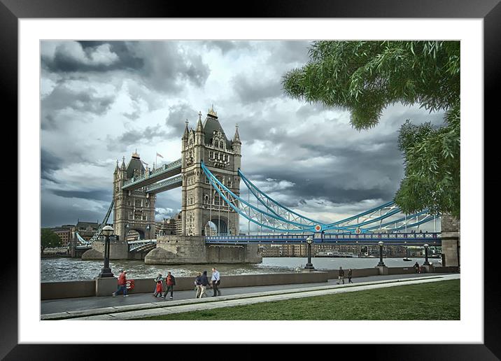 Tower Bridge, London Framed Mounted Print by mark leader