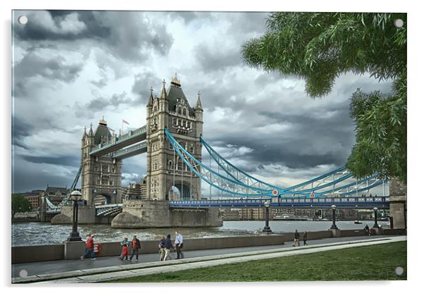 Tower Bridge, London Acrylic by mark leader