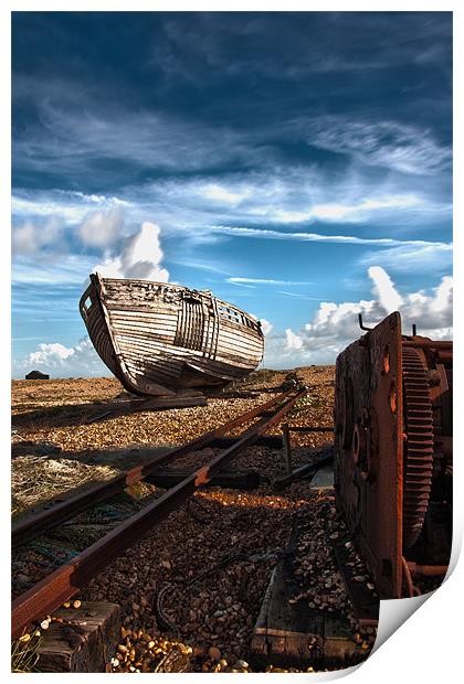 Off the rails Print by mark leader