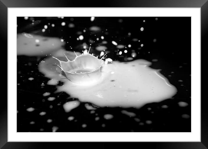 spilt Milk Framed Mounted Print by Dean Messenger
