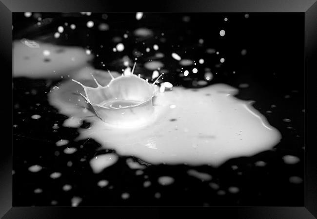 spilt Milk Framed Print by Dean Messenger
