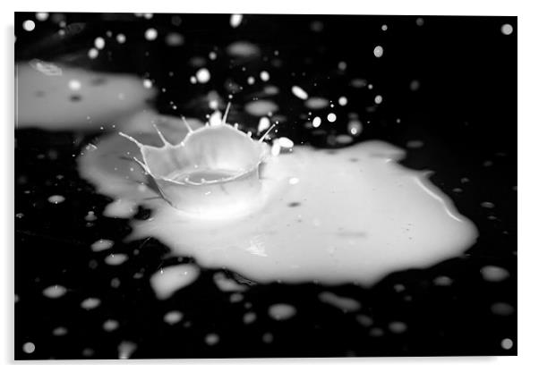 spilt Milk Acrylic by Dean Messenger