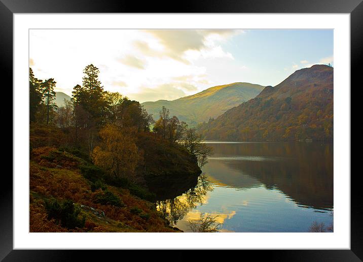 Ullswater Autumn Framed Mounted Print by Lee Dawson