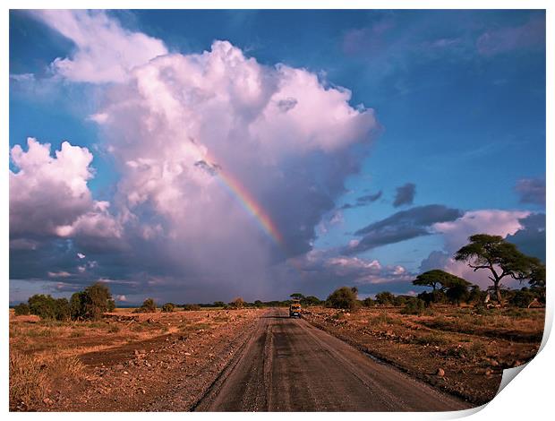 Storm Coming in the Masai Mara Print by Jacqi Elmslie
